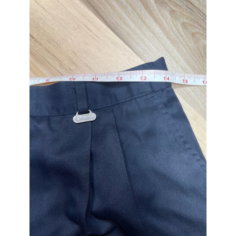 Callaway Golf Nordstrom Navy Blue Pleated Microfiber Shorts Women 12 Made in USA - Picture 6 of 9